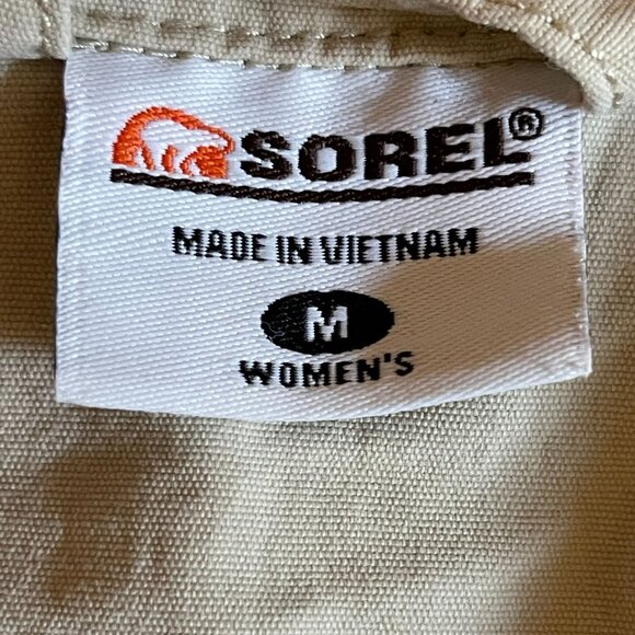 Sorel Womens Jacket Zipper Front Pockets Size M Beige - Picture 3 of 9